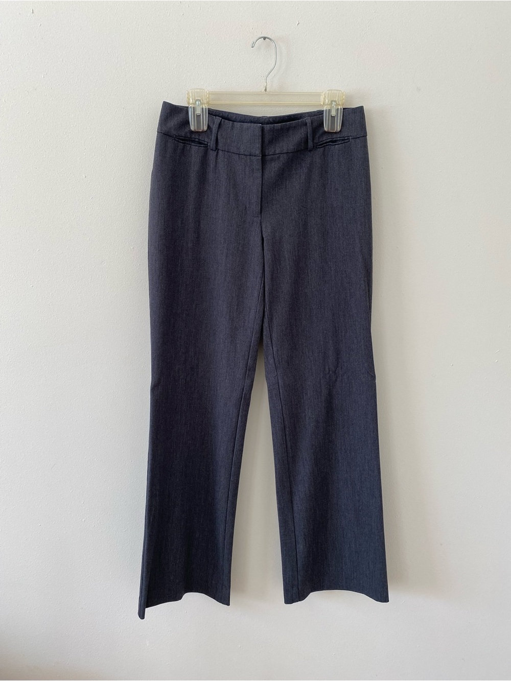 Loft Outlet Women’s Curvy Dress Pants Size 6 Charcoal Gray Hook Zip 4 Pockets